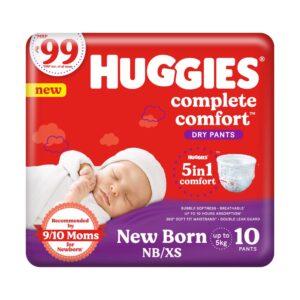 Huggies Comfort XS Size 10 Units